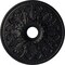 Ekena Millwork Ashley Ceiling Medallion (Fits Canopies up to 4 3/4"), 23 7/8"OD x 4"ID x 2 1/8"P, Steel Gray CM23ASSGS - alternate 1